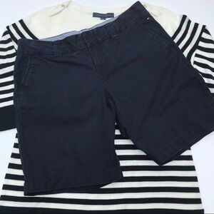 Tommy Hilfiger Chino Navy Shorts Size 8